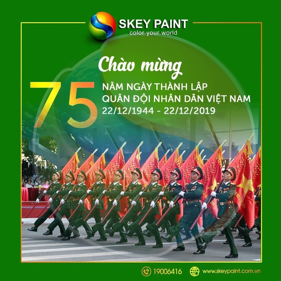 CHÀO MỪNG 75 NĂM NGÀY THÀNH LẬP QUÂN ĐỘI NHÂN DÂN VIỆT NAM