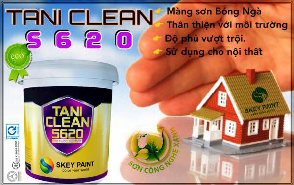 SƠN CAO CẤP NỘI THẤT TANI CLEAN S620