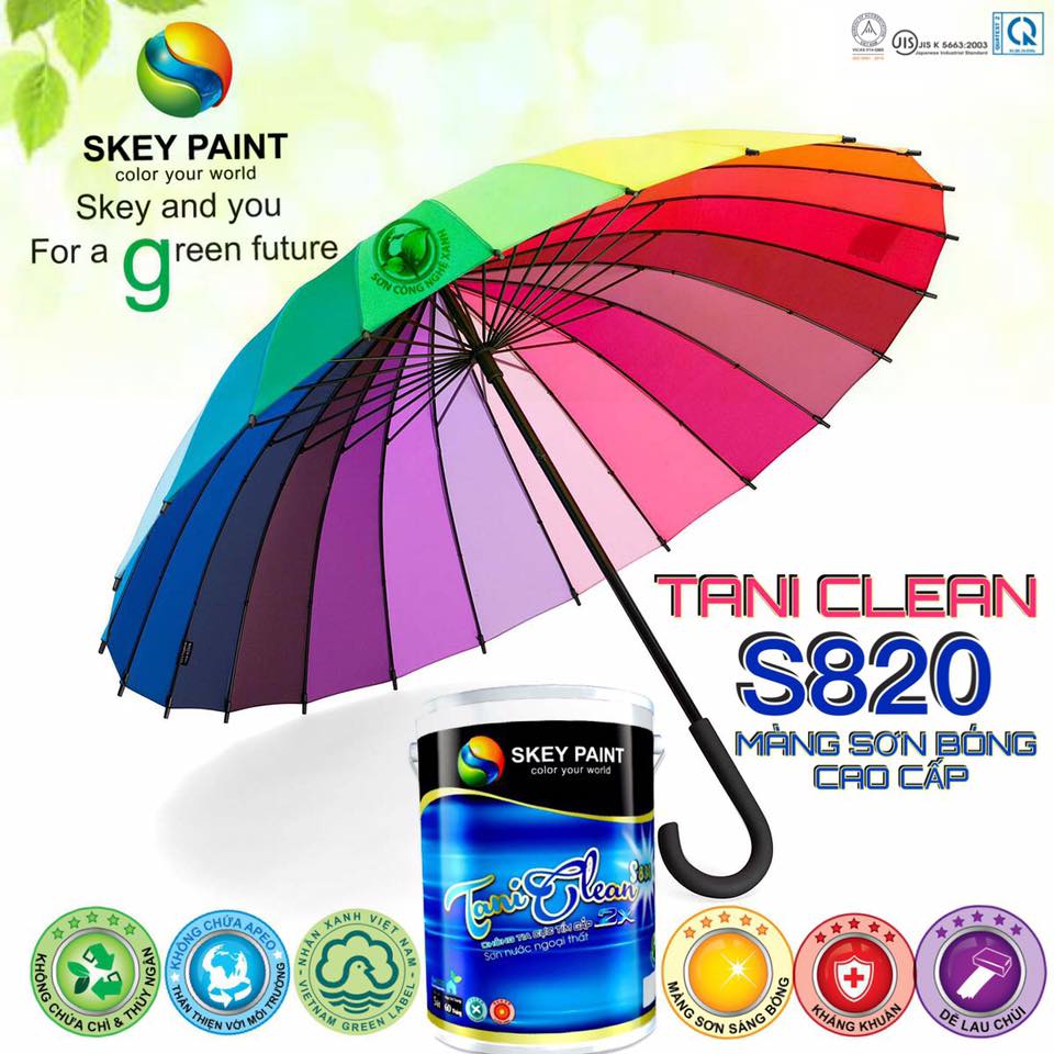 SƠN CAO CẤP NGOẠI THẤT TANI CLEAN S820