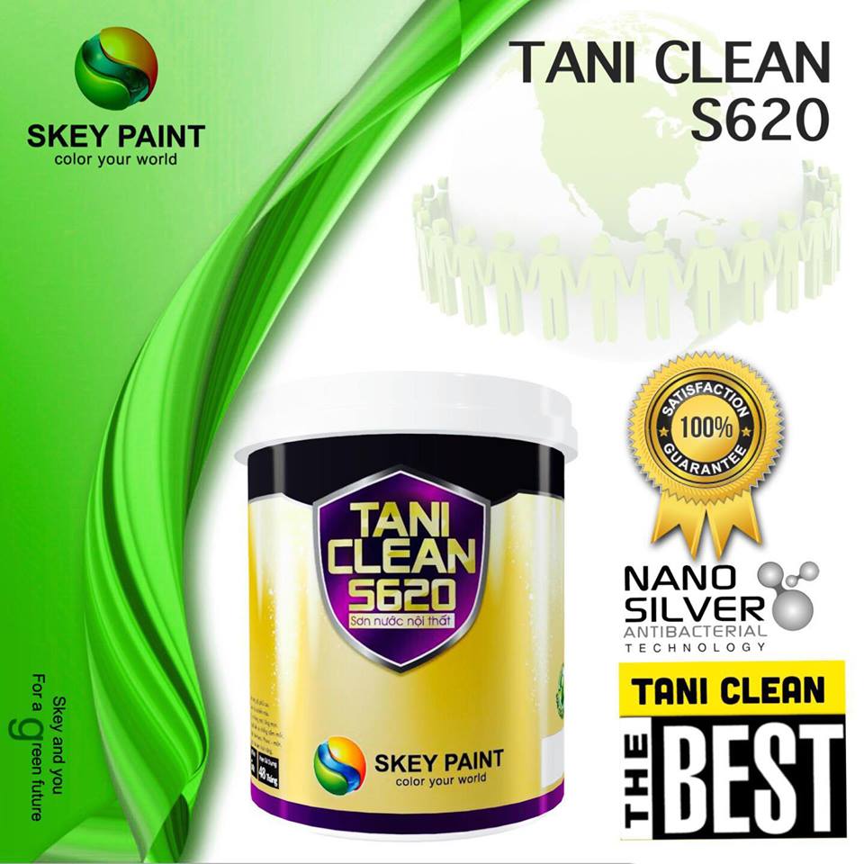 SƠN CAO CẤP NỘI THẤT TANI CLEAN S620