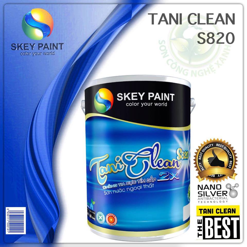 SƠN CAO CẤP NGOẠI THẤT TANI CLEAN S820