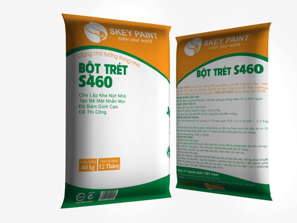 BỘT TRÉT CAO CẤP NỘI THẤT ECO GREEN S460