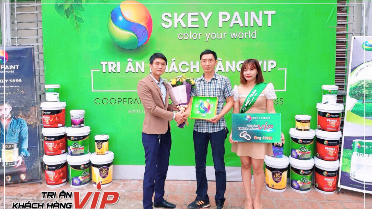 SKEY PAINT TRI ÂN KHÁCH HÀNG VIP