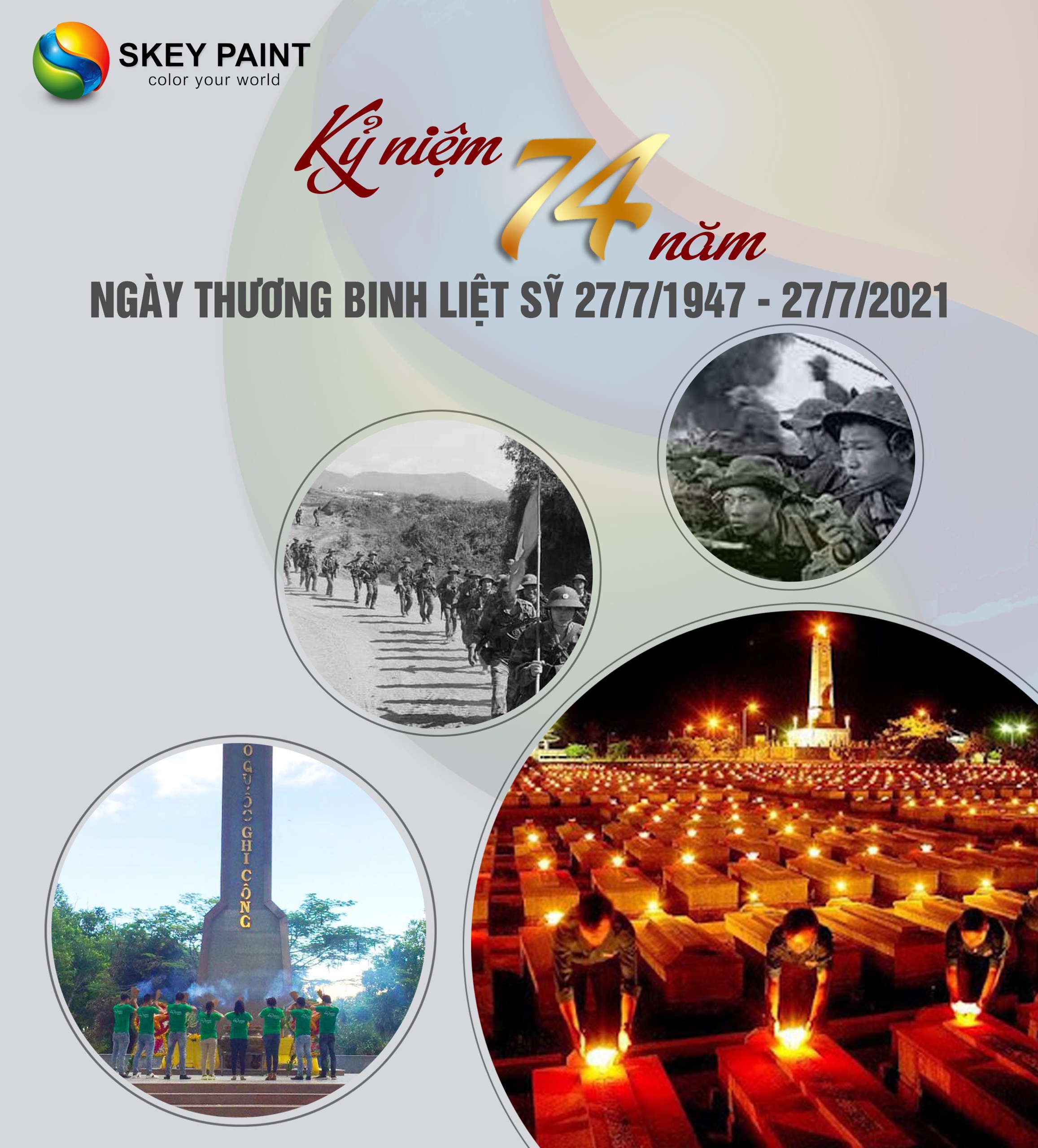 SKEY VIỆT NAM KỈ NIỆM NGÀY THƯƠNG BINH LIỆT SĨ 27/7/2021