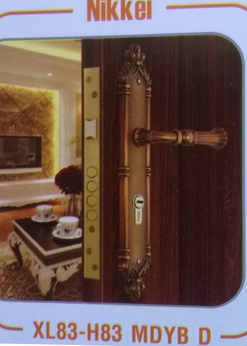 Khóa gạt hợp kim cổ cửa đi Nikkei XL83-H83 MDYB D