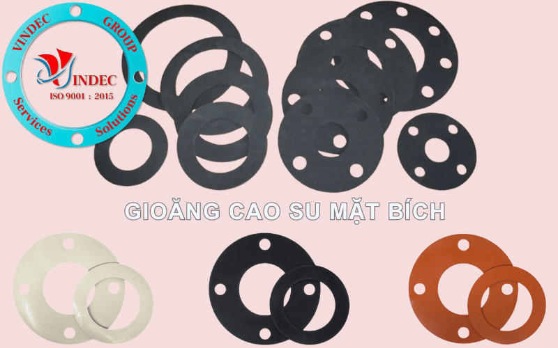 các loại gioăng cao su mặt bích