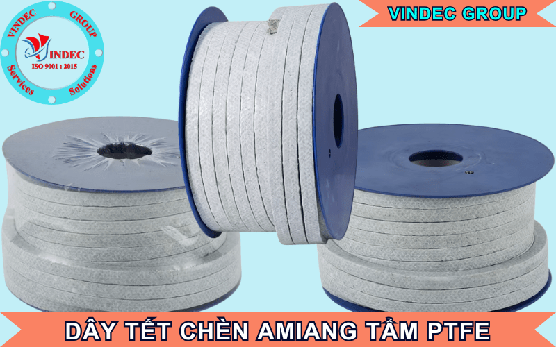 dây tết chèn amiang tẩm ptfe và dầu chịu nhiệt