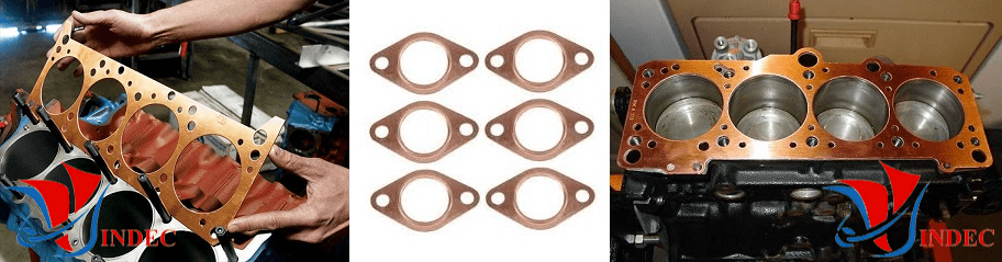 GIỚI THIỆU GIOĂNG ĐỒNG  Gioăng Đồng Là Gì ? Ron đồng hay gioăng đồng có tên tiếng anh là Copper Gasket, nó được sử dụng để gắn kẹp 2 mặt bích chân không Conflat (CF) lại với nhau, hay làm kín giữa các mặt máy lại với nhau.