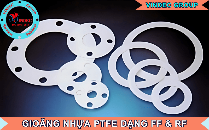 gioăng nhựa ptfe dạng ff và rf