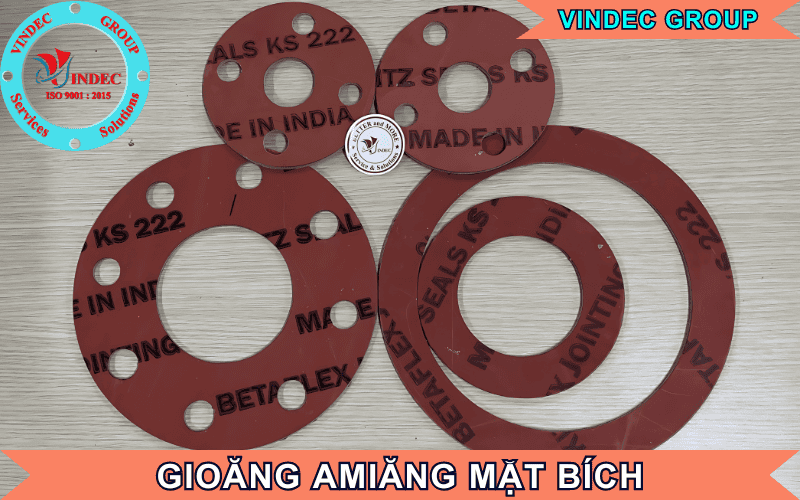 gioăng vòng đệm mặt bích amiang