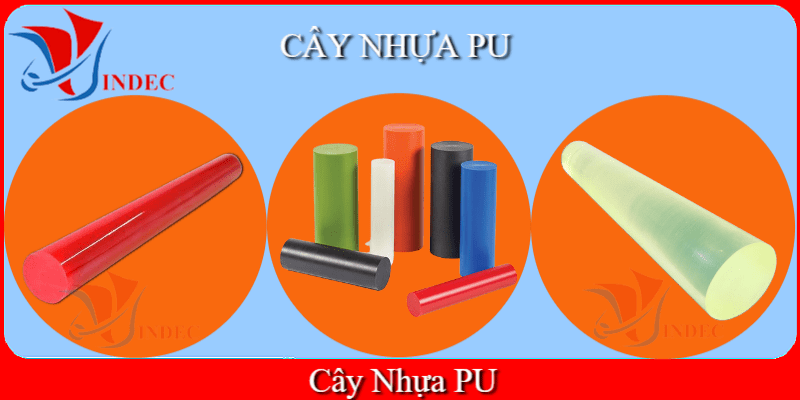 pu rod, cây  nhựa pu