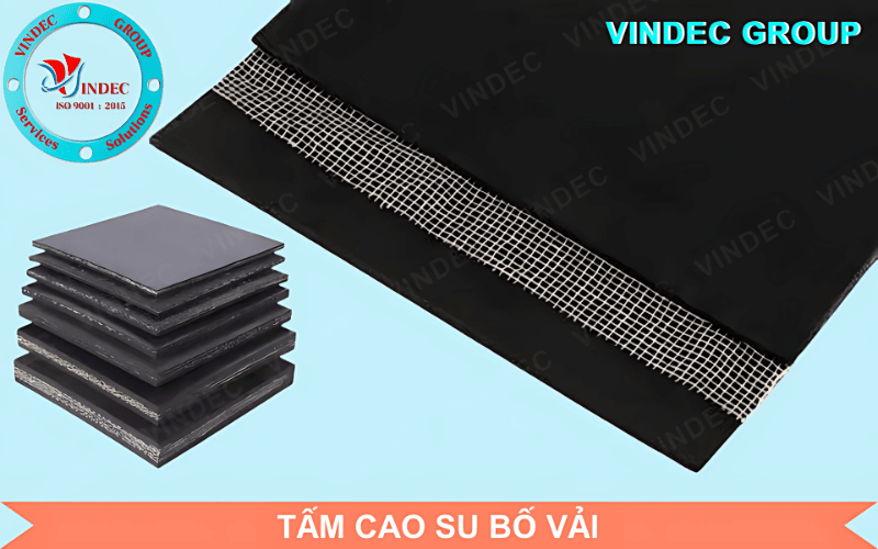 tấm cao su bố vải