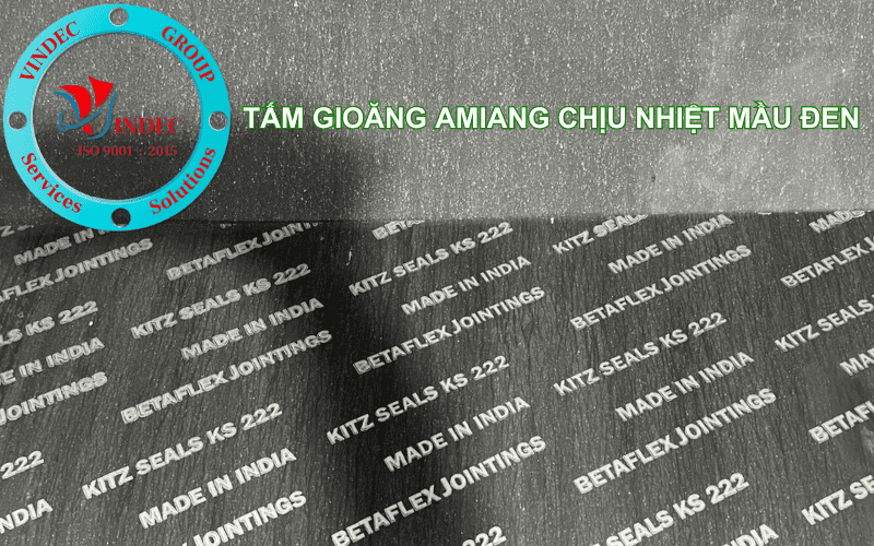 tấm gioăng amiang chịu nhiệt mầu đen