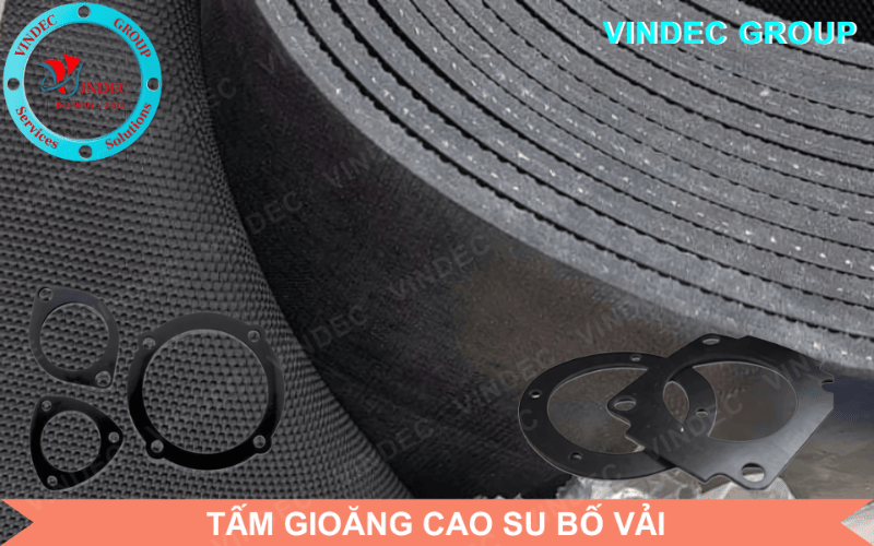 gioăng tấm cao su bố vải
