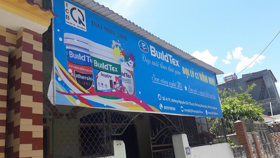 Đại lý sơn BuildTex tại các quận