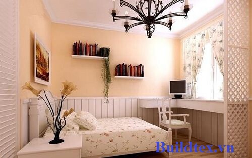 Sơn tường màu ấm áp cho phòng ngủ