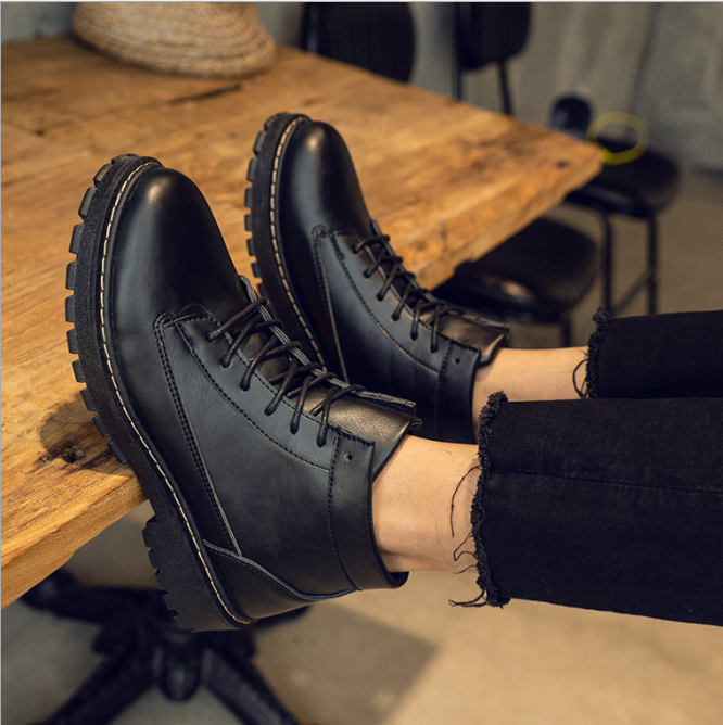 Giày Boot Nam Màu Đen Martin GN271