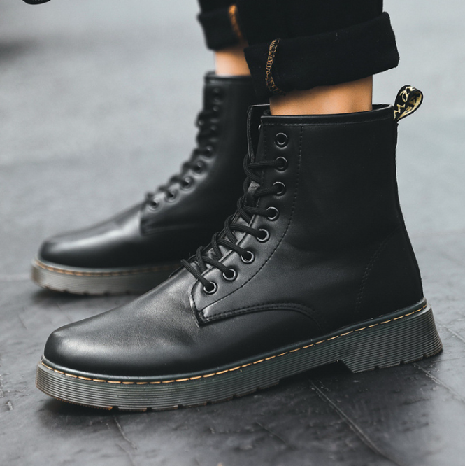Giày Boot Nam Cổ Cao Đế Cao Su GN277