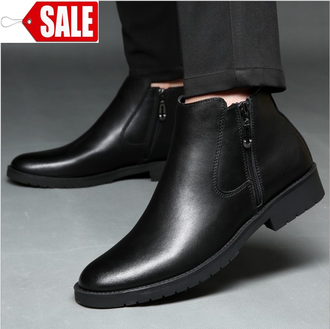 Giày Boot Nam - Chelsea Boots Nam Khóa Kéo WINTER GN339