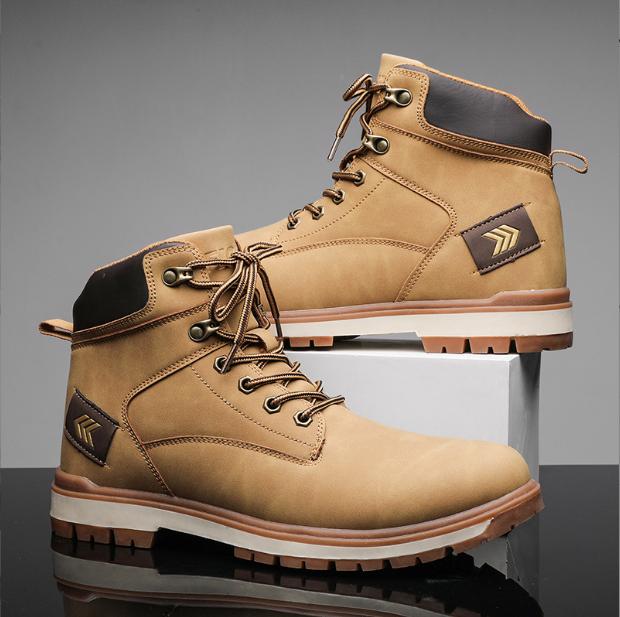 Giày Boot Nam Vàng Bò DEEP GN375