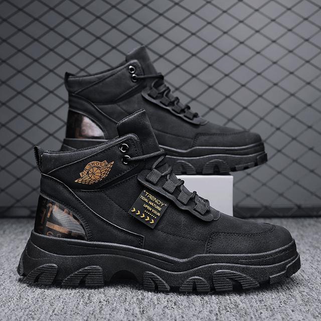 Giày Boot Nam Màu Đen TRENDY GN411