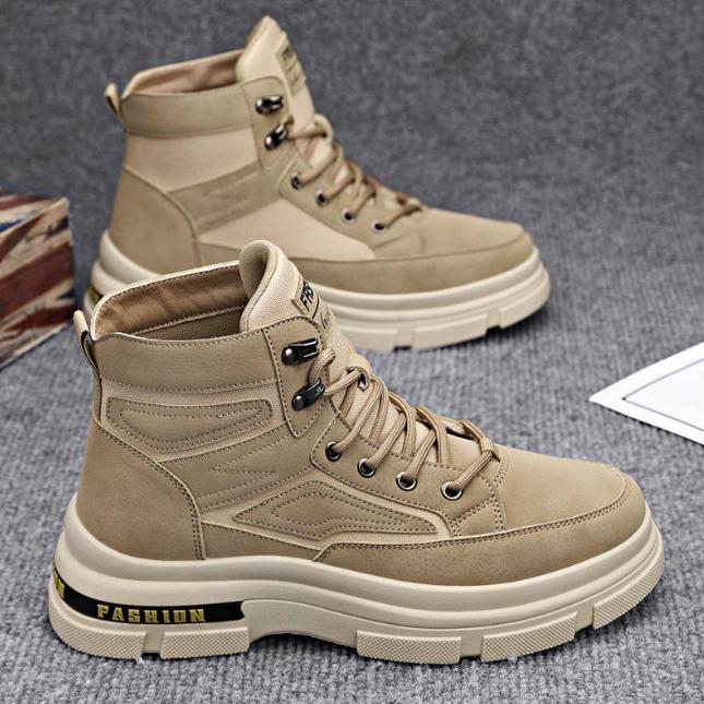 Giày Boot Nam NON Đế Cao 2 màu mẫu mới kiểu dáng thời trang của năm GN454