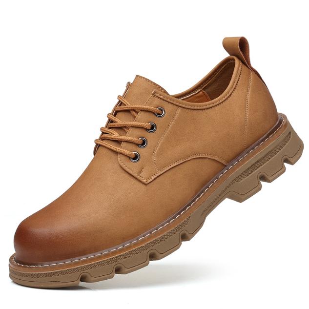 Giày Boot Nam Cổ Thấp Vàng Camel GN472