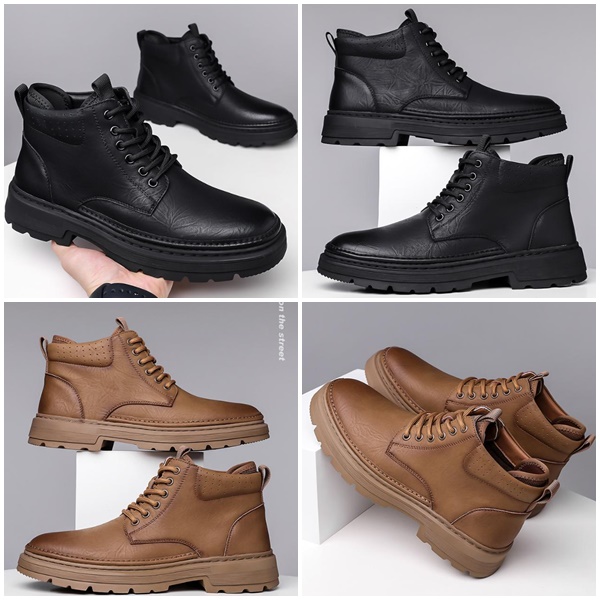 Giày Boot Nam - Combats Boot đế khâu phong cách cổ điển GN484