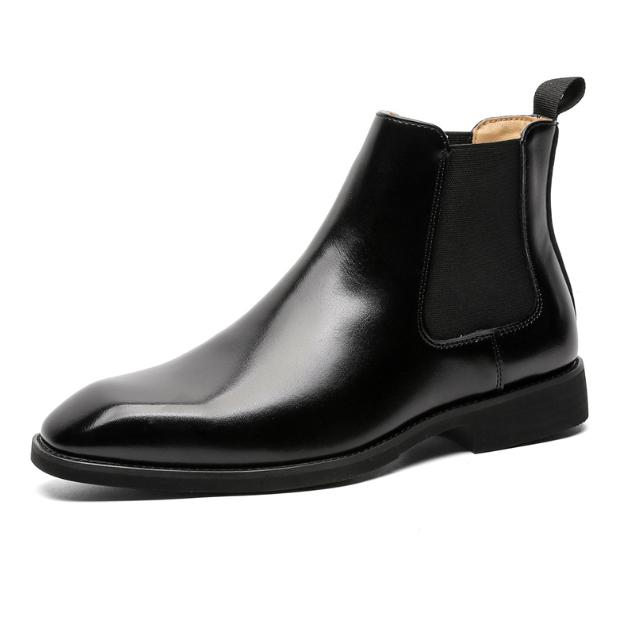 Giày Boot Nam - Chelsea Boots Da Bóng Sang Trọng Lịch Lãm Dễ Phối GN485 (Có size to 45-46)