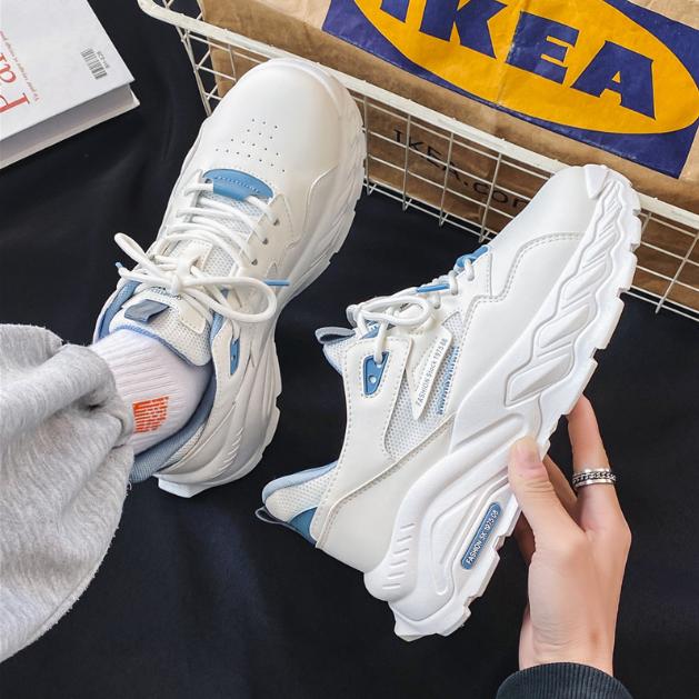 Giày Sneakers Nam Trắng STOCK SN10