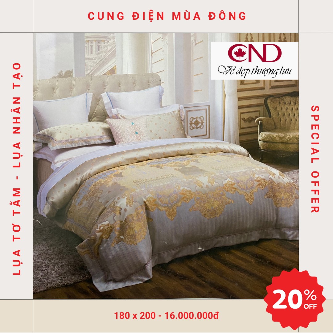 Bộ ga gối -  cung điện múa đông