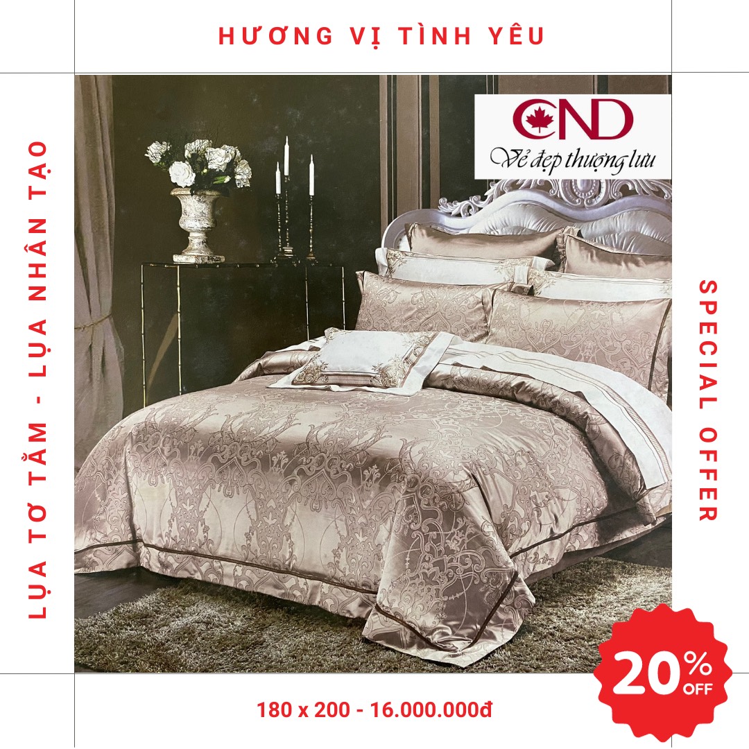 Bộ ga gối - Hương vị Tình yêu