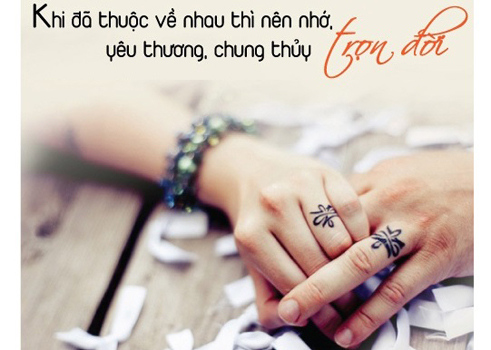 Đã gọi nhau tiếng vợ chồng thì hãy trọn đời thủy chung