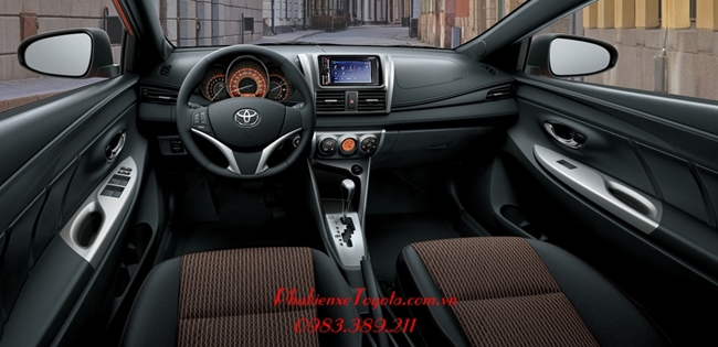 Nội thất xe Yaris G nguyên bản nhập khẩu Thái Lan
