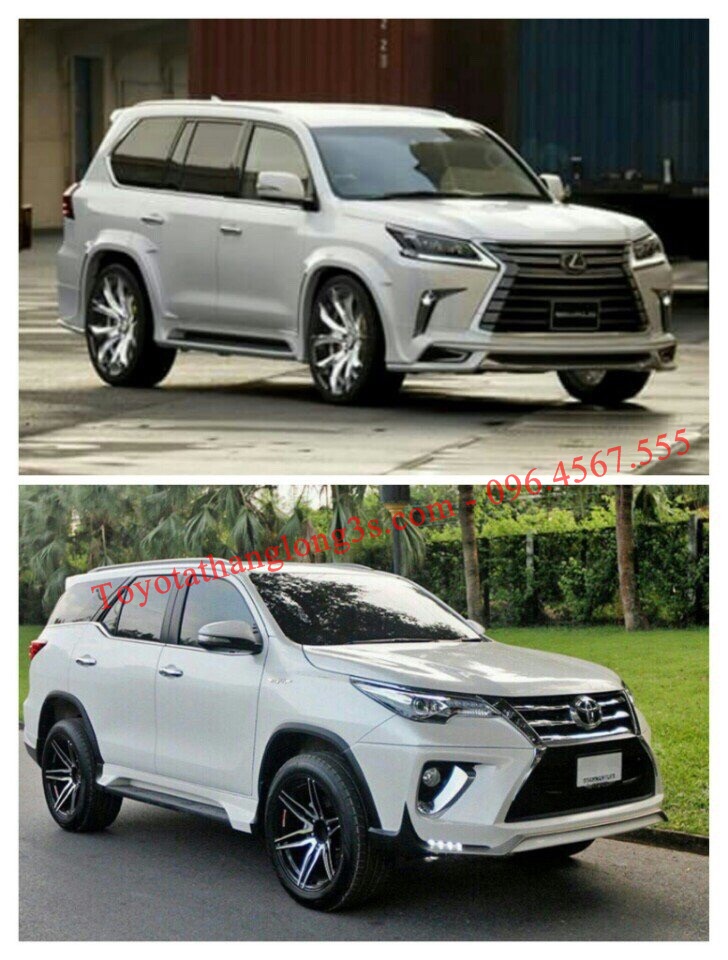 Fortuner độ vào như Lexus 570