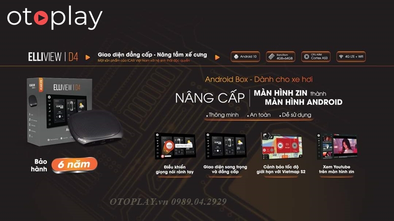 Android Auto Box sở hữu cấu hình cao