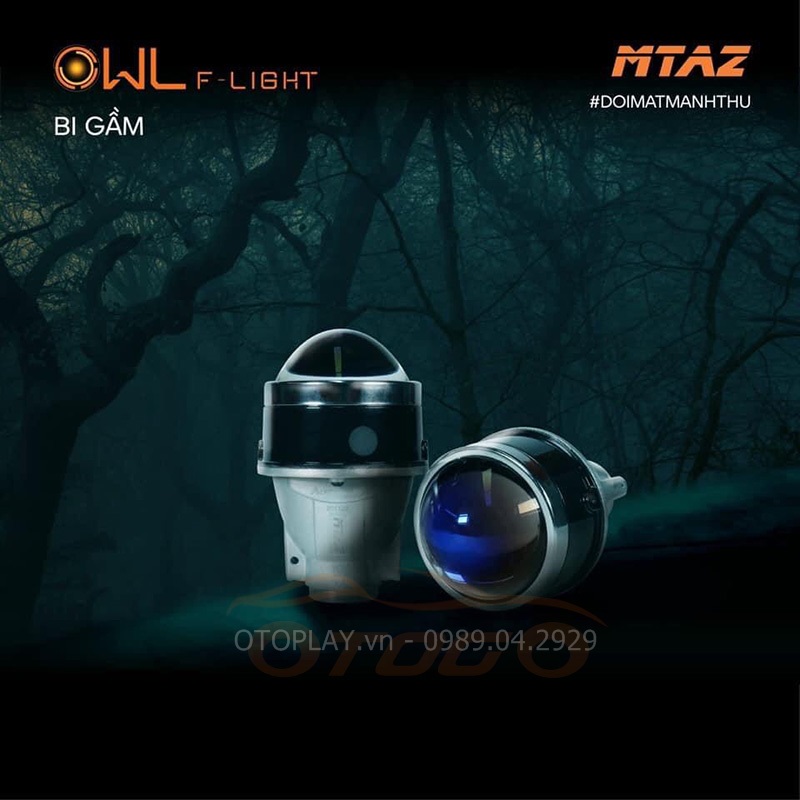 Chủ xe còn có thể lựa chọn ánh sáng cho đèn bi gầm OWL F-light Aozoom tùy vào nhu cầu lưu thông