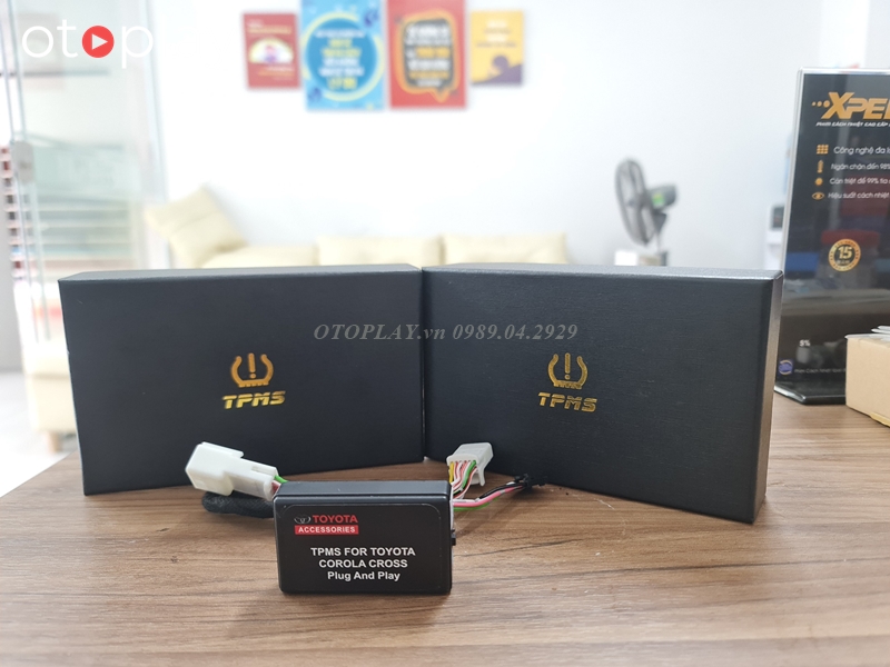 Hình ảnh thực tế bộ giải mã cảm biến áp suất lốp Cross