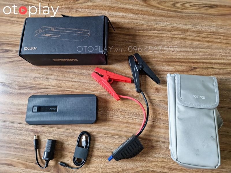 Trọn bộ kích cứu hộ xe ô tô khi hết ắc quy 70mai midrive PS06