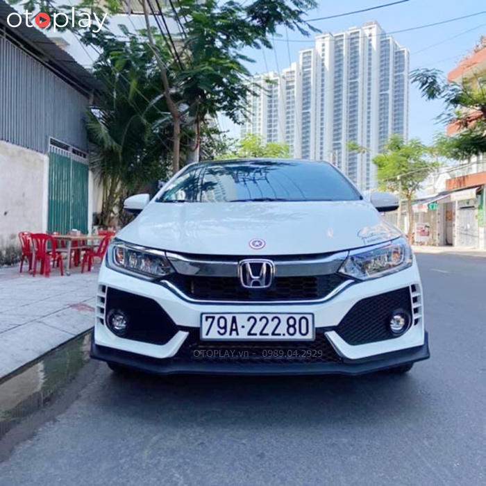 Phần ba đờ sốc phía trước độ Bodykit Honda City Type R hầm hố, mạnh mẽ hơn