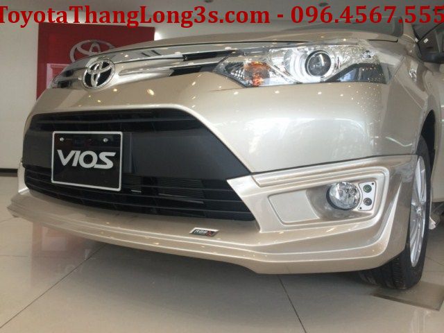 Bộ ốp cản trước xe vios nằm trong gói bodykit