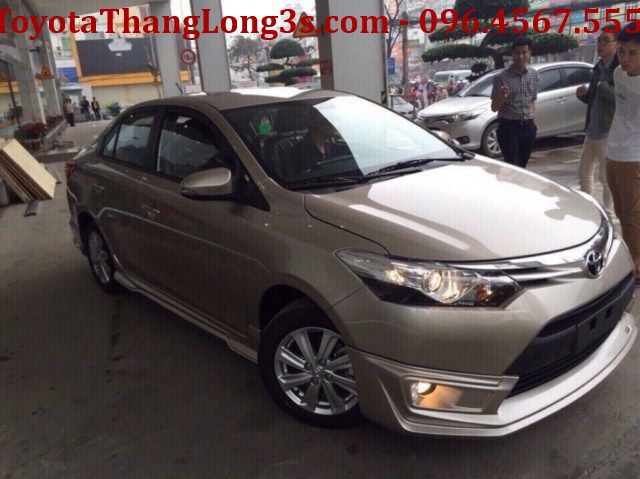 Bộ bodykit lắp lên xe Vios mới giao cho khách hàng.