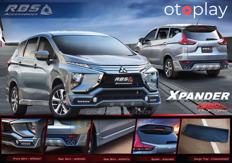 Bộ bodykit Xpander mẫu RBS ideo Thái Lan sản xuất