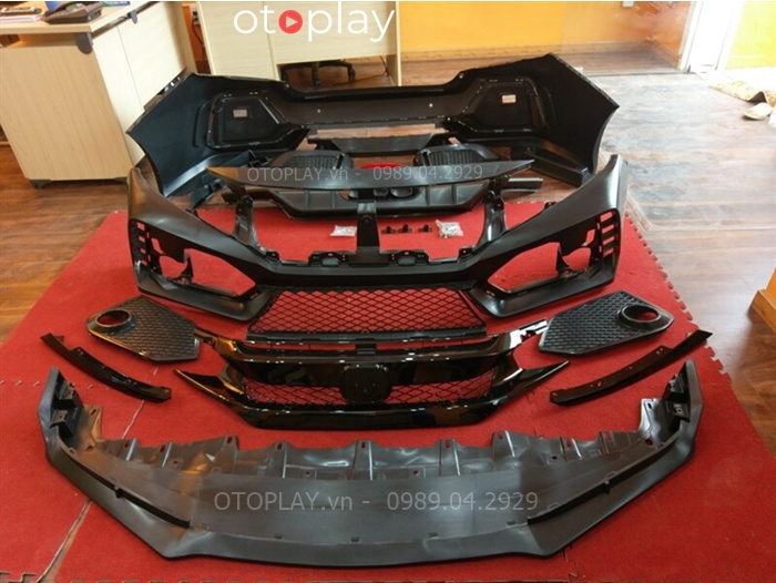Chi tiết trọn bộ Bodykit Type R cho xe Honda Civic