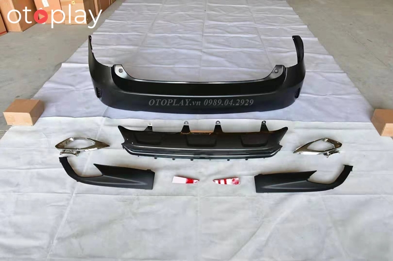 Hình ảnh thực tết bộ ốp cản sau