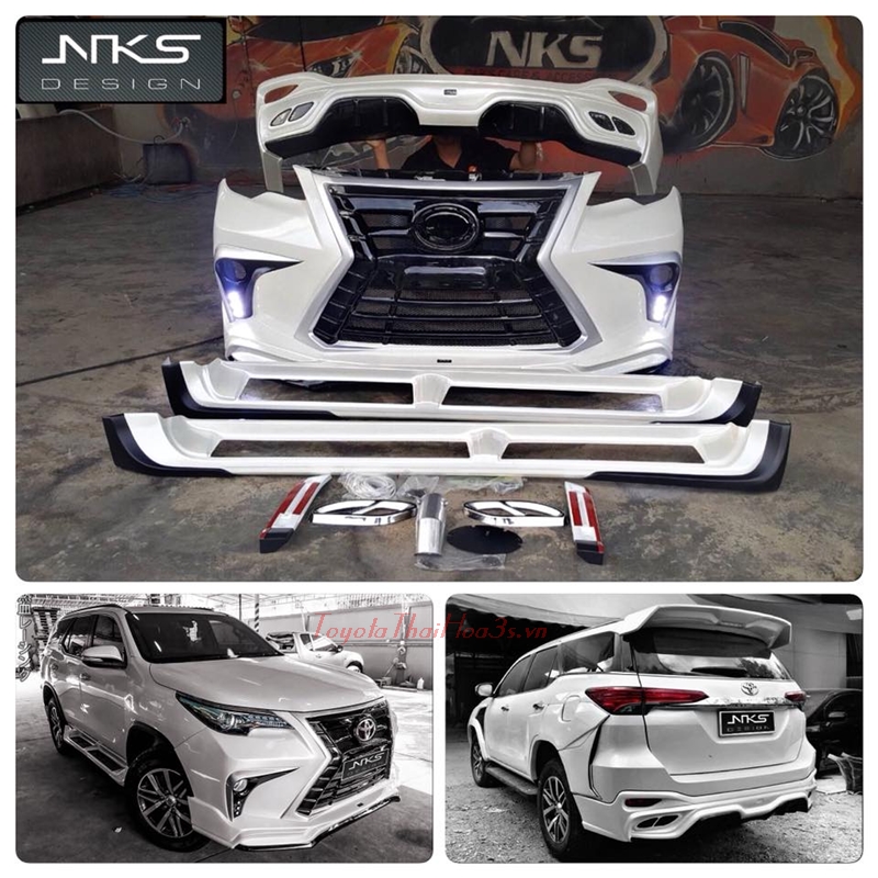 Bodykit mang thương hiệu NKS của Thái Lan sản xuất.
