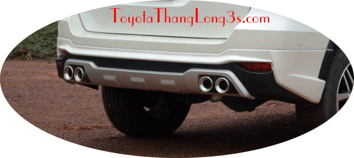 Ốp cản sau xe Frotuner 2017