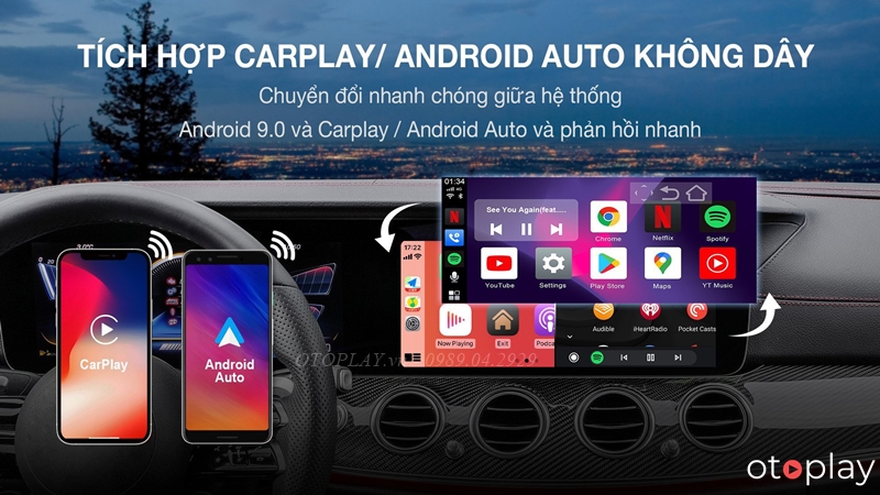 Box Carplay Android AI Adapter phiên bản 2