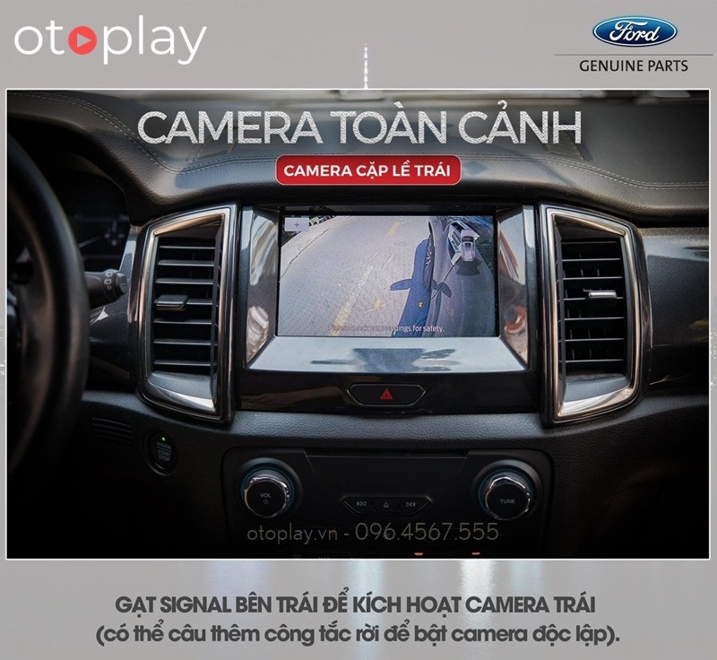Camera 360 xe Ford thuận tiện và cắm zin zắc, dễ lắp đặt