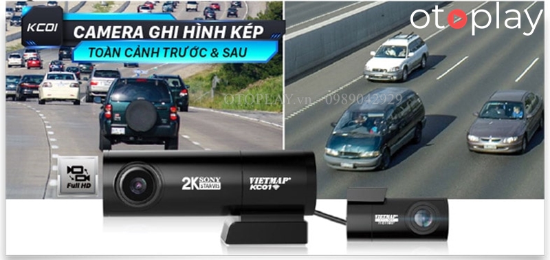 Camera hành trình ghi hình toàn cảnh trước sau siêu nét